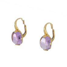 Load image into Gallery viewer, Italian 18K Gold Gemset Earrings

