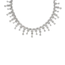 Load image into Gallery viewer, Important Mid-Century Platinum and Multi Fancy-Shape Diamond Fringe Necklace
