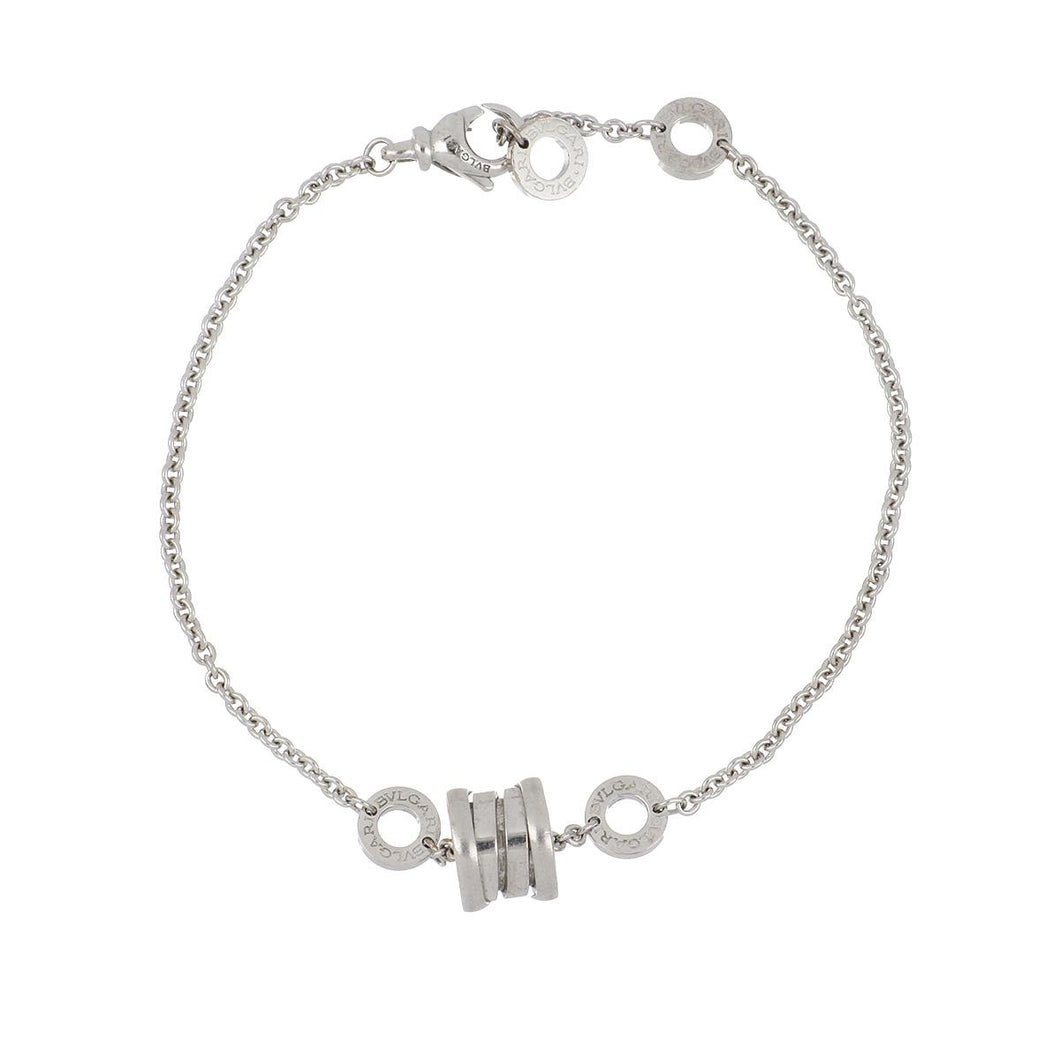 Estate Bulgari B.zero1 18K White Gold Chain Bracelet