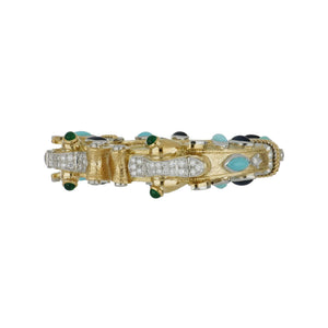 Estate David Webb Multi-Gemstone Elizabeth Taylor Bracelet