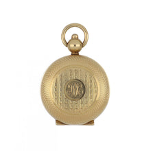 Load image into Gallery viewer, Edwardian 14K Gold Guilloché Coin Holder Pendant
