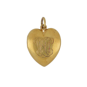Victorian 14K Gold Heart Locket
