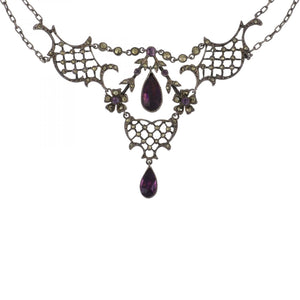 Belle Epoque Sterling Silver Necklace