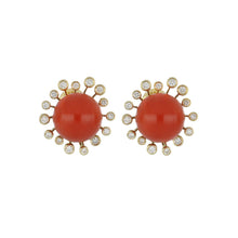 Load image into Gallery viewer, Important Vintage 1970s Coral and Diamond Demi-Parure
