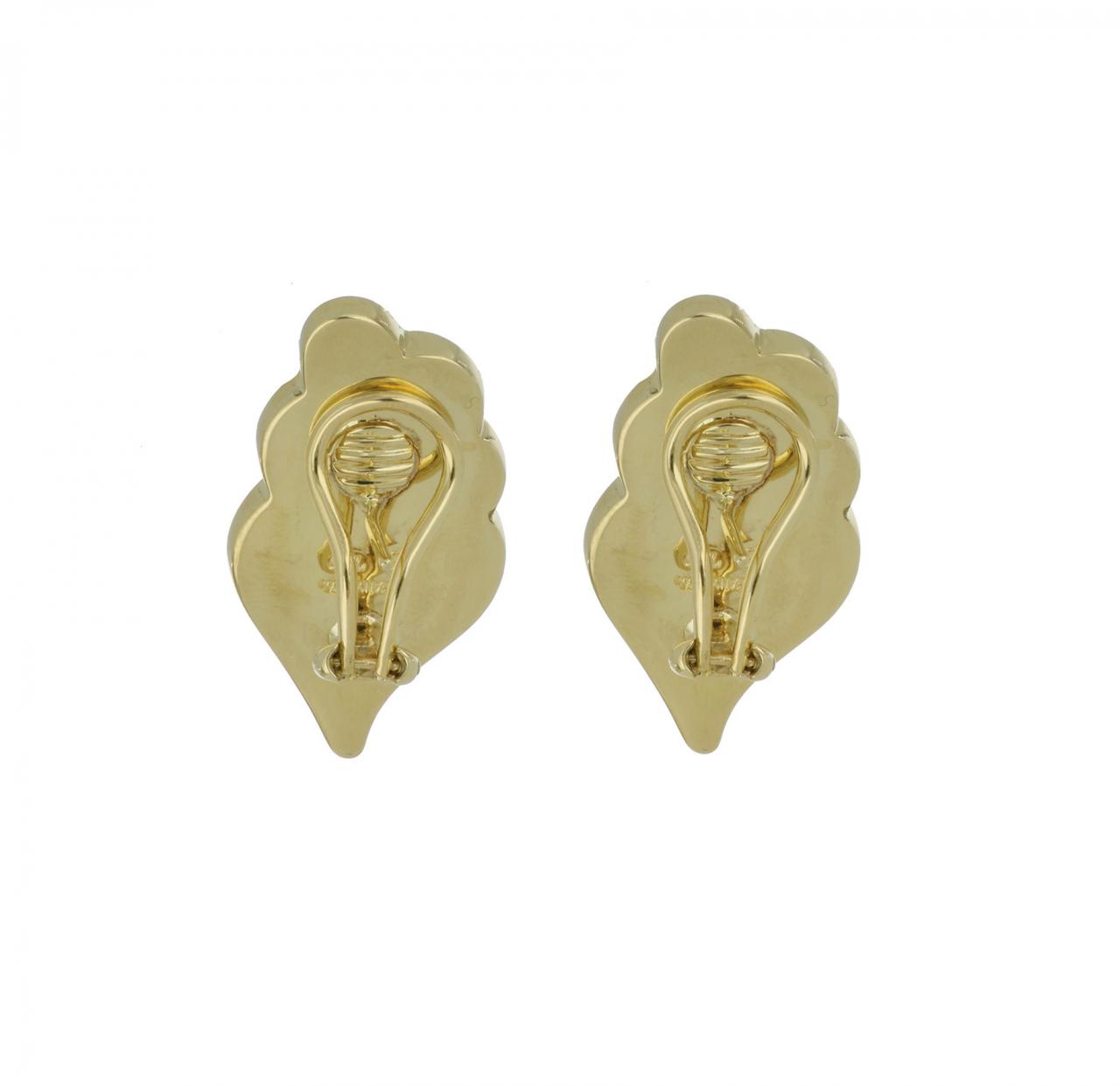 Tiffany and co leaf earrings deals