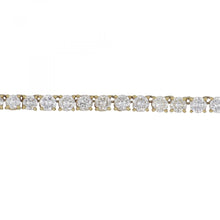 Load image into Gallery viewer, Vintage 1990s 14K Gold Diamond Line Necklace
