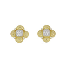 Load image into Gallery viewer, Important Vintage 1990s Charles Turi Platinum and 18K Gold Frame Earrings with Convertible Pearl and Diamond Centers
