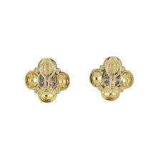 Load image into Gallery viewer, Important Vintage 1990s Charles Turi Platinum and 18K Gold Frame Earrings with Convertible Pearl and Diamond Centers

