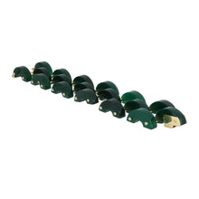 Load image into Gallery viewer, Aletto Brothers 18K Gold Green Onyx Bridge Bracelet with Diamonds
