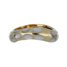 Load image into Gallery viewer, Vintage 1970s Angela Cummings 18K Gold and Mother-of-Pearl Cuff
