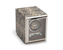 Load image into Gallery viewer, WOLF Exotic Single Watch Winder in Tan
