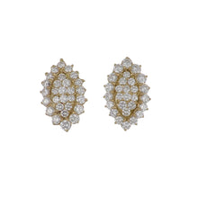 Load image into Gallery viewer, Bespoke 18K Gold Day/Night Diamond Earrings
