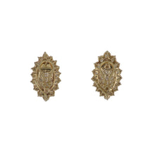 Load image into Gallery viewer, Bespoke 18K Gold Day/Night Diamond Earrings
