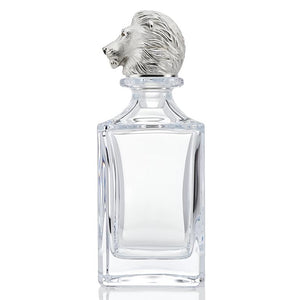 Deakin & Francis Silver Matte Silver Lion Decanter