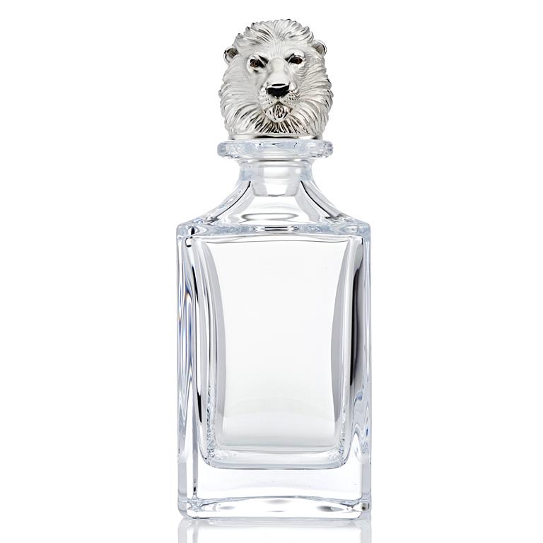 Deakin & Francis Silver Matte Silver Lion Decanter