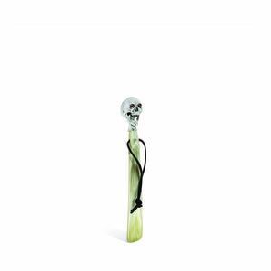 Deakin & Francis Travel Size Shoe Horn with High Shine Skull Head