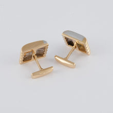 Load image into Gallery viewer, Estate Emis 18K Two-Toned Gold Cufflinks

