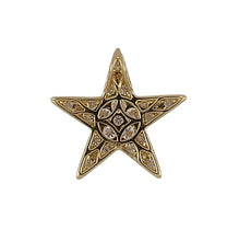 Load image into Gallery viewer, 18K Gold Large Diamond Star Pendant
