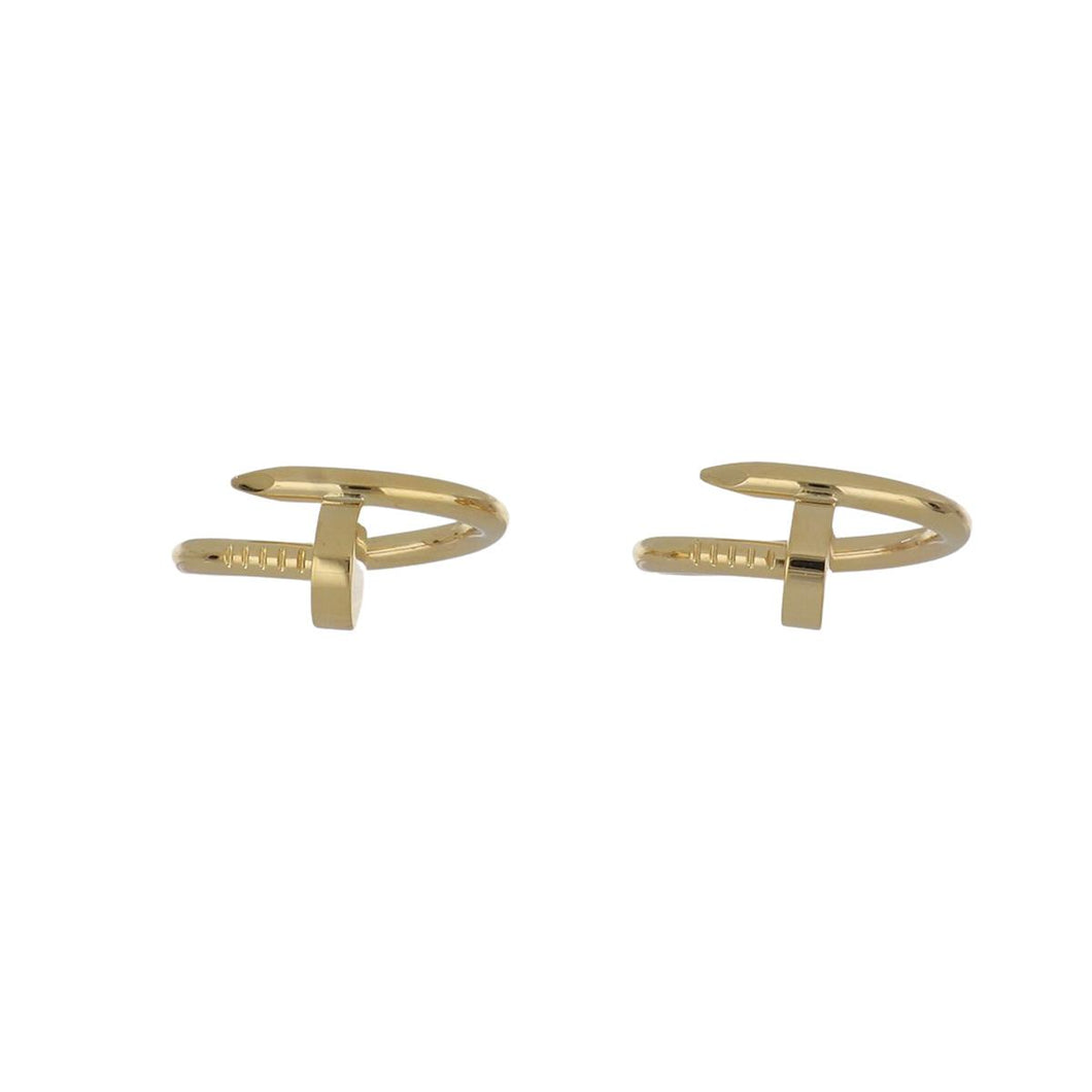 Estate Cartier 18K Gold Juste Un Clou Cufflinks