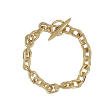 Load image into Gallery viewer, Estate 14K Gold Heavy Link Chain Bracelet
