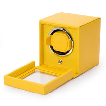 Load image into Gallery viewer, WOLF Cub Watch Winder with Cover in Yellow
