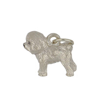 Load image into Gallery viewer, Meche 14K White Gold Bichon Frise Charm
