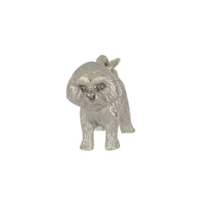 Load image into Gallery viewer, Meche 14K White Gold Bichon Frise Charm

