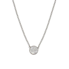 Load image into Gallery viewer, Antique Bespoke Platinum Diamond Pendant Necklace
