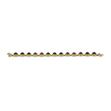 Load image into Gallery viewer, Vintage Tiffany &amp; Co. Paloma Picasso 18K Gold Gemstone Bracelet
