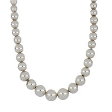 Load image into Gallery viewer, Estate Tiffany &amp; Co. Sterling Silver Graduated Bead Choker

