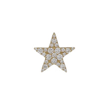 Load image into Gallery viewer, 18K Gold Medium Diamond  Star Pendant
