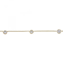 Load image into Gallery viewer, 18K Yellow Gold 2.26 Total Carat Diamond By the Yard Necklace
