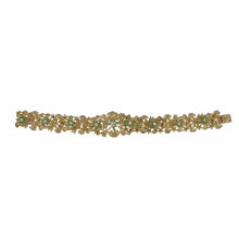 Load image into Gallery viewer, Mid-Century 18K Gold Emerald and Diamond Floral Bracelet

