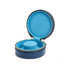 Load image into Gallery viewer, WOLF Sophia Round Zip Case in Indigo
