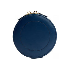 Load image into Gallery viewer, WOLF Sophia Round Zip Case in Indigo
