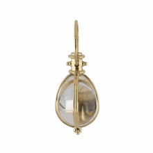 Load image into Gallery viewer, Estate Temple St. Clair 18K Gold Rock Crystal Amulet
