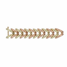 Load image into Gallery viewer, Retro 14K Two-Tone Gold Bracelet
