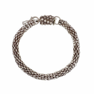 Important Georgian Sterling Silver Chain Bracelet