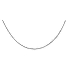 Load image into Gallery viewer, 18K White Gold Thin Diamond Riviera Necklace 4.55 ctw
