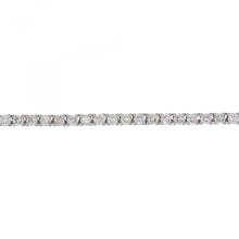 Load image into Gallery viewer, 18K White Gold Thin Diamond Riviera Necklace 4.55 ctw
