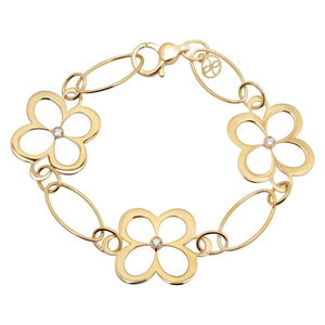 L. Klein 18K Gold Fiore Large Link Chain Bracelet