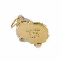 Load image into Gallery viewer, Seaman Schepps 18K Gold Turbo Shell Pendant
