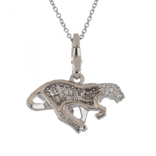Load image into Gallery viewer, Estate Cartier 18K White Gold Panther Charm with Diamonds
