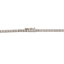 Load image into Gallery viewer, Estate 14K White Gold Diamond Riviere Necklace
