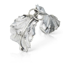 Load image into Gallery viewer, Buccellati Sterling Silver Marioleaf Apple Leaf Cuff Bracelet

