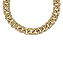 Load image into Gallery viewer, Vintage 1980s Curb Link 14K Gold Collar Necklace

