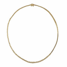 Load image into Gallery viewer, Estate Tiffany &amp; Co. &#39;Victoria&#39; 18K Gold Diamond Line Necklace
