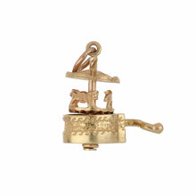 Load image into Gallery viewer, Vintage 14K Gold Music Box Charm
