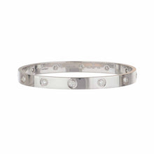 Load image into Gallery viewer, Estate Cartier 18K White Gold Love Bracelet with Diamonds
