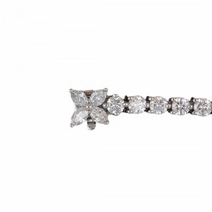 Estate Tiffany & Co. Platinum 'Victoria' Diamond Line Bracelet